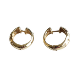 14K Yellow Gold Hoop Earrings