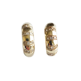 14K Yellow Gold Hoop Earrings