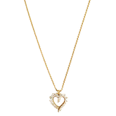 14K Gold Heart Pendant Necklace