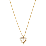 14K Gold Heart Pendant Necklace