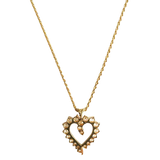 14K Gold Heart Pendant Necklace