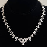 The Lumina Marquise Cluster Necklace