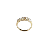 14K Gold Five-Stone Band Ring