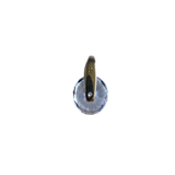 14K Gold Round Solitaire Small Charm