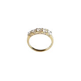 14K Gold Five-Stone Band Ring