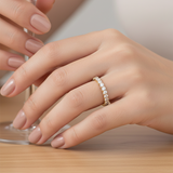 14K Gold  Eternity Band Ring