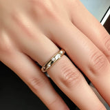 14K Gold Eternity Band Ring