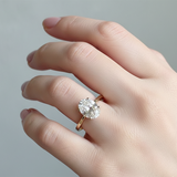 Elegant 14k Yellow Gold Oval-Cut Solitaire Ring